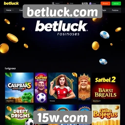 Overview das opções de jogos no betluck.com